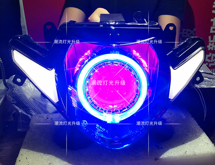 GW250F GW250F DL250 GSX250R GSX250R assembly retrofit sea 5 Double light lens xenon lamp Angel Eye