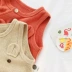 Habo Shi Chunqiu vest vest mỏng quần áo bé trai và bé gái vest cotton sơ sinh phim hoạt hình - Áo ghi lê Áo ghi lê