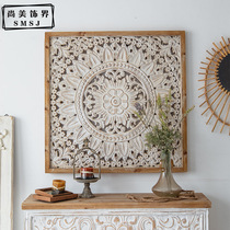 Retro French Wall Hanging White Living Room Restaurant Background Wall Entrance B&B Combination Wall Hanging Wall Decoration