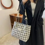 Сумка через плечо, модный вместительный и большой шоппер, сумка на одно плечо, подходит для студента, коллекция 2022