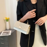 Небольшая дизайнерская плетеная летняя небольшая сумка, универсальная металлическая сумка на одно плечо, сумка через плечо, коллекция 2022