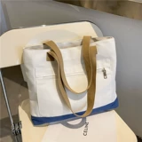 Вместительный и большой шоппер, модная японская универсальная портативная сумка, подходит для студента