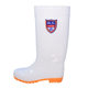 Warrior 867 White Oil-Resistant Rain Boots, Food Factory Sanitary Shoes, Canteen Work Shoes, Rubber Sole Rain Boots, Labor Protection Rubber Shoes