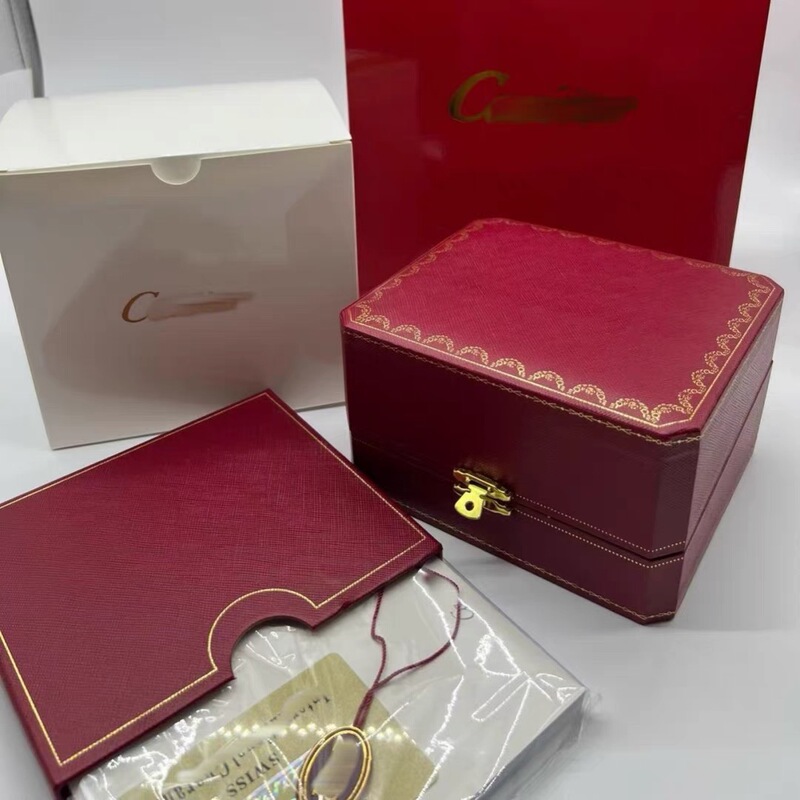 Cartier Watch Box, Blue Balloon Tank Santos Series High-End Display Box, Cartier Watch Storage Box