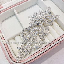 diy bright diamond shoes decorative chain Hand sewn diamond Bridal jewelry accessories Clothing Wedding dress accessories