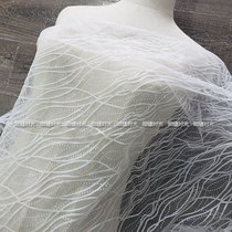 Lace fabric Decoration material fabric Wedding dress handmade diy fabric Fashion clothing accessories White