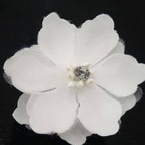 Solid floro fashion clothes patch patch with bugg stick with large white solid diy decoration small lace applie