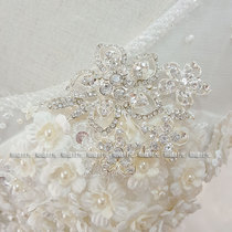 Bright Drilling Flowers Biepin Decoration Drilling Wedding Dress Dress Belts Waist Diy Material Clothes Accessories Accessories Accessories Accessories