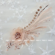 Solid Flower Lace Nails Beads Headscarf Dresses Dresses Dresses Dresses Wedding Dresses DIY Accessories Accessories Flower Appliques