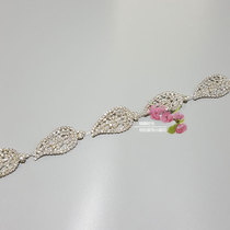 New Pint Hand Sewn Drilling Chain Waist Chain Clothing Diy Coat Collar Bag Adornment Wedding Dresses Accessories Handmade Material