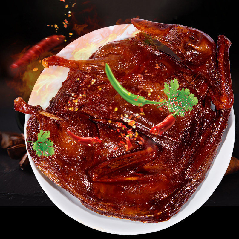 Sauce plate duck Hunan Changdette Flagship Store Zhengzong Tearing Dry Plate Duck Snack Cooked Snack Snack ready-to-eat