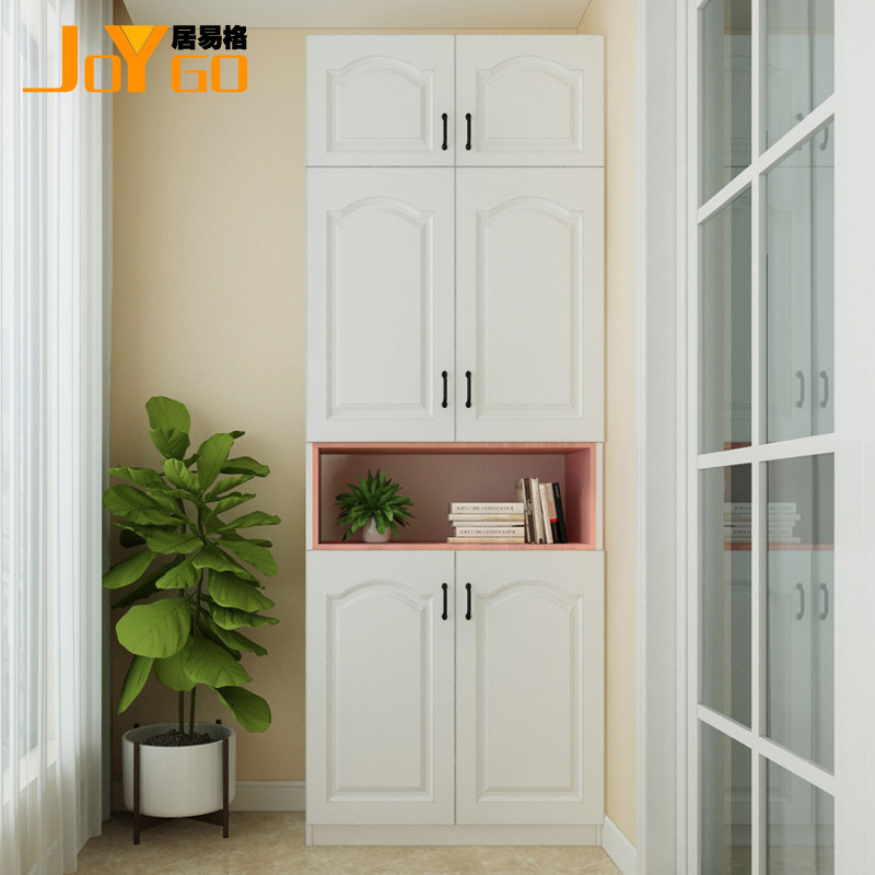 JOYGO European balcony cabinet storage cabinet household storage cabinet sunscreen large capacity corridor glove cabinet