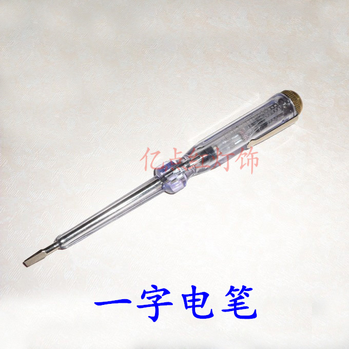 Luminaries lighting accessories a word electric pen 220V a word electric pen driver metal screwdriver electricity measurement