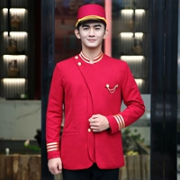 Красный лонгслив