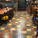 Античный кирпичный кирпич Американская ретро ванная комната против стекла плитки плитка плитка балкон балкон кухонная плитка 300x300 цветочный кирпич