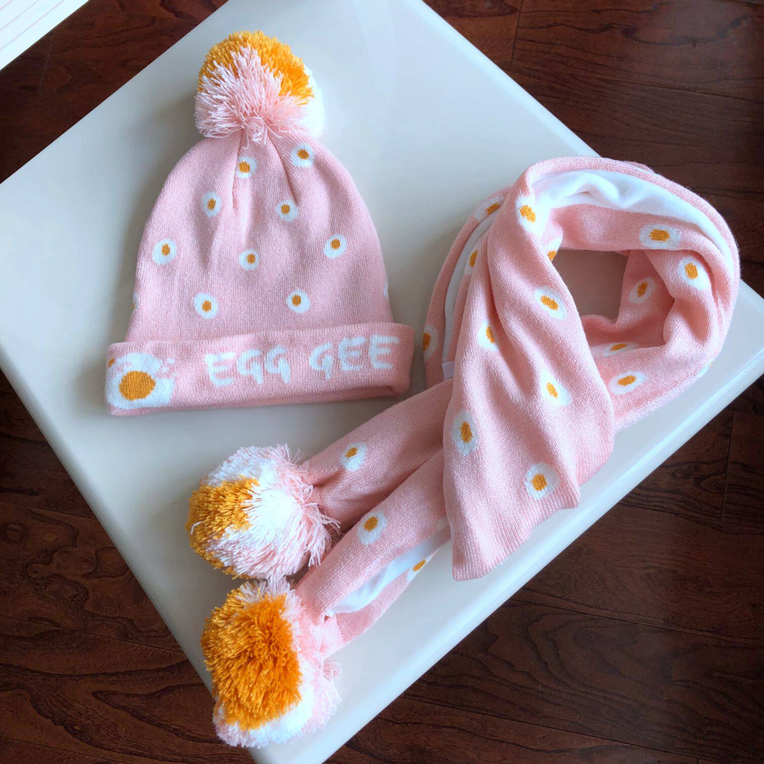 Girls Hat + Scarf Winter 2-Piece Set - 20.10.31