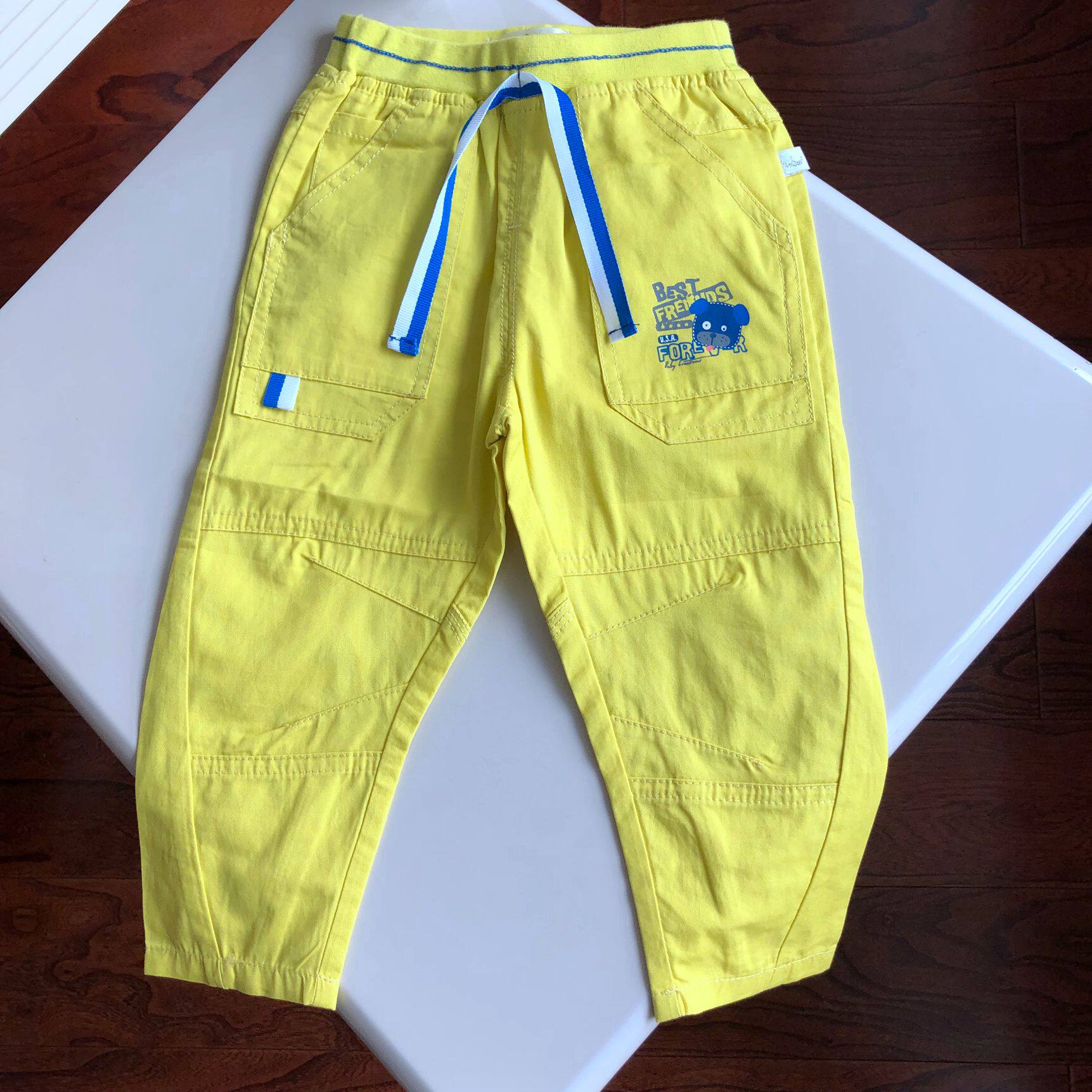 Children's woven cotton spring and autumn thin pants Boy children's pants-8 31