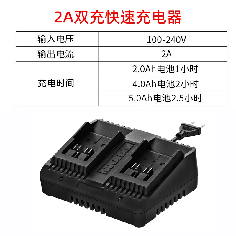 Vickers Green 20 Volt Lithium Sạc Nhanh WA3880 Orange Pin Lithium WA3924 Sạc 20V thảm cao su lót sàn oto 