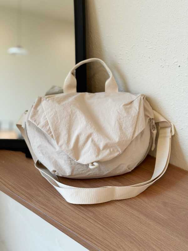 Lulu Summer Magnetic Bag Nylon Yoga Bag Handbag Shoulder Crossbody Bag Sports Fitness Canvas Small Shoulder Bag