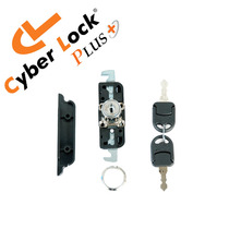 Thailand CyberLock CyberLock desk lock small movable cabinet sliding door roller shutter door double hook core can be replaced