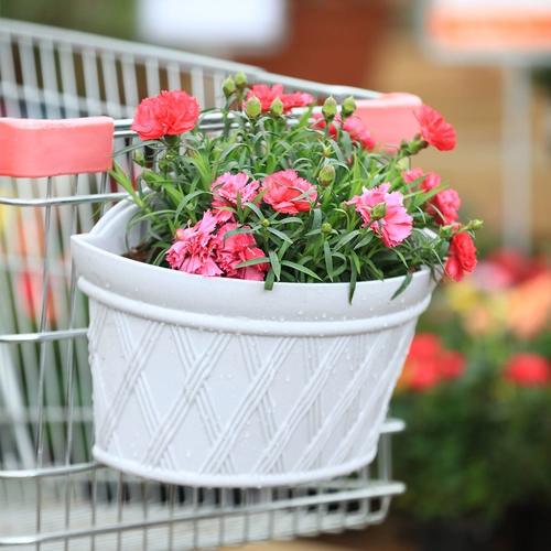 Прямоугольная стена -Цветочный горшок, пластик, густой творческий большой, многословский многосеальный зеленый укроп висящий орхидея крытая балконы подвесная стена