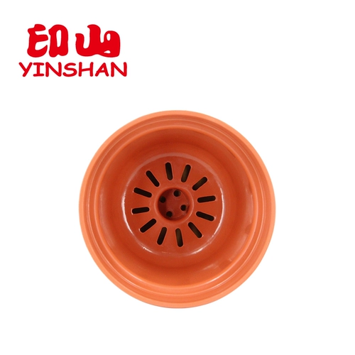 印山 Печать пластиковых цветочных горшков мини -имитация керамика горшка из свинины мясо зеленое укроп садоводство в помещении и на открытом воздухе