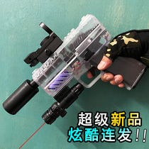 UZI-SMG UZI Lian electric soft bullet gun Glock under the air-hanging simulation model transparent toy gun