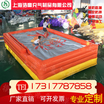 Trampoline Park inflatable air column air cushion naughty Castle inflatable air cushion high platform jump anti-fall slide protection inflatable air cushion