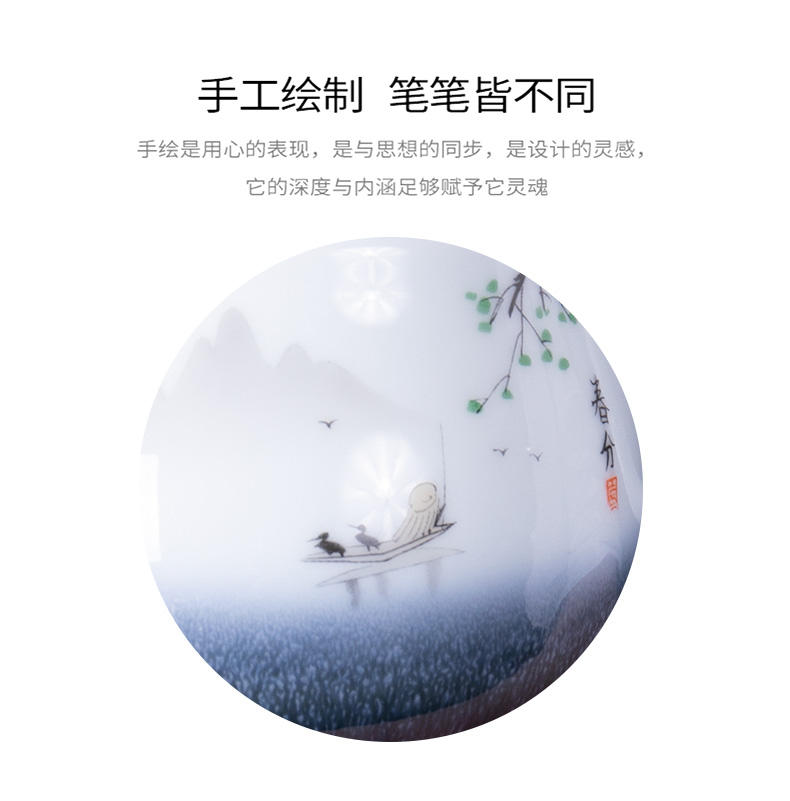 Ronkin creative move jade China cups of household ceramic cups of coffee cup keller tide lovers ultimately responds cup