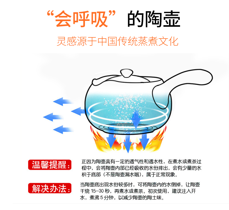 Ronkin household electrical TaoLu pu - erh tea boiling tea ware small suit health ceramic electric burn blisters tea stove the teapot