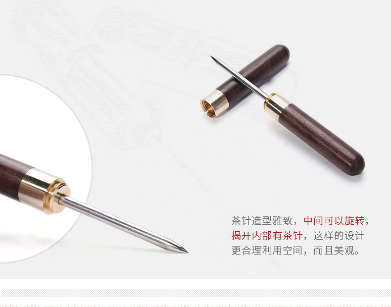 Ronkin Puer trà dao Kung Fu bộ phụ kiện trà bánh trà dao mun ấm trà đẹp
