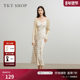 TKYSHOP Fashion Printed Sling Dress
