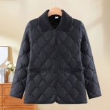 Стеганый пуховик для матери, брендовая легкая и тонкая куртка, в западном стиле