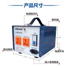 Сетевой адаптер 美国cow king牛王220v转100v 115v 纯铜足功率3000w转换器