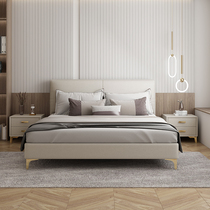 Free of washing Nordic tech bunk beds 1 2 m 1 5 m 1 8 m light extravagant beds modern minimalist master bedroom 2021 new