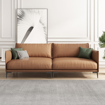  Nordic light luxury technology cloth sofa Small apartment living room simple modern leave-in nano three or four-person fabric sofa