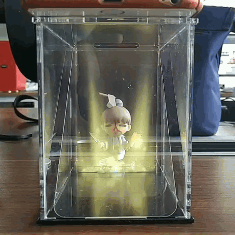 Spot ToyFX HoloBOX Mini hiệu ứng hình ba chiều đặc biệt mô hình hộp hiển thị cầm tay phiên bản mini của mạng rung đỏ - Gundam / Mech Model / Robot / Transformers mo hinh gundam