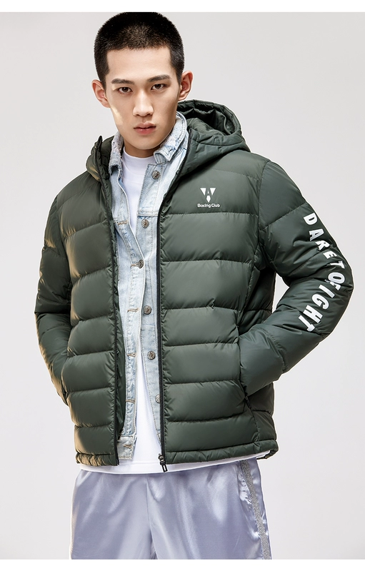 [Trung tâm mua sắm] Anta down jacket nam 20181 mùa đông mới thời trang áo ấm cotton thể thao nam