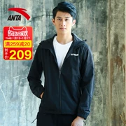 Anta jacket nam 2018 mới mùa thu đích thực trùm đầu chạy áo khoác gió mặc bình thường mặc quần áo chống nắng