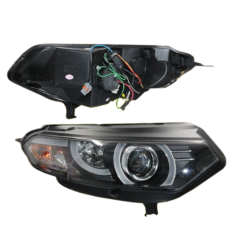 1Pair Xenon Headlights Fit For Ford Ecosport 20132014 With LED DRL eBay