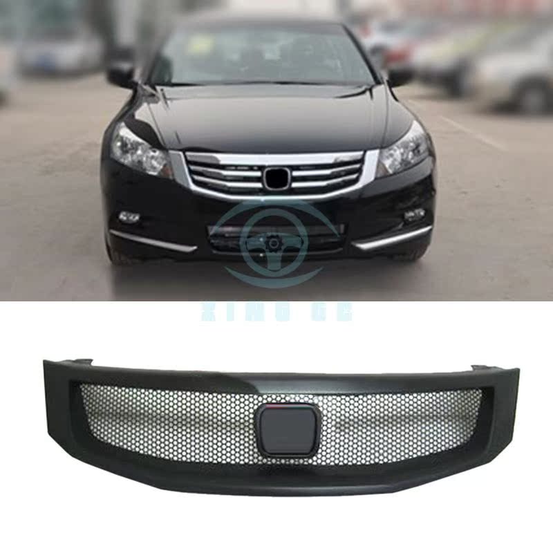 Modified For Honda Accord 2013 Matte Black Resin Honeycomb Mesh