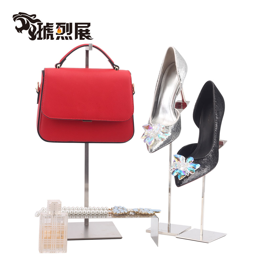 Stainless steel bag Pack Show Shelf Support Bag Rack Hanging Bag Rack Selling Shoes Show Shelf Clothing Bag special frame
