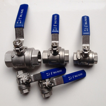 316 stainless steel ball valve 304 internal thread through the thread buckle port one-piece high temperature steam ball valve 4 minutes 1 inch