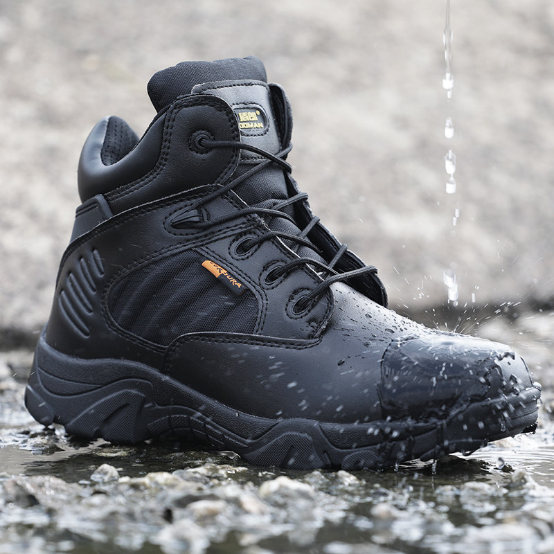 Waterproof Low Help Delta Autumn Winter Land War Boots Special Soldiers Combat Training Boots Men Super Light Shock Absorbing Desert Shoe Boots