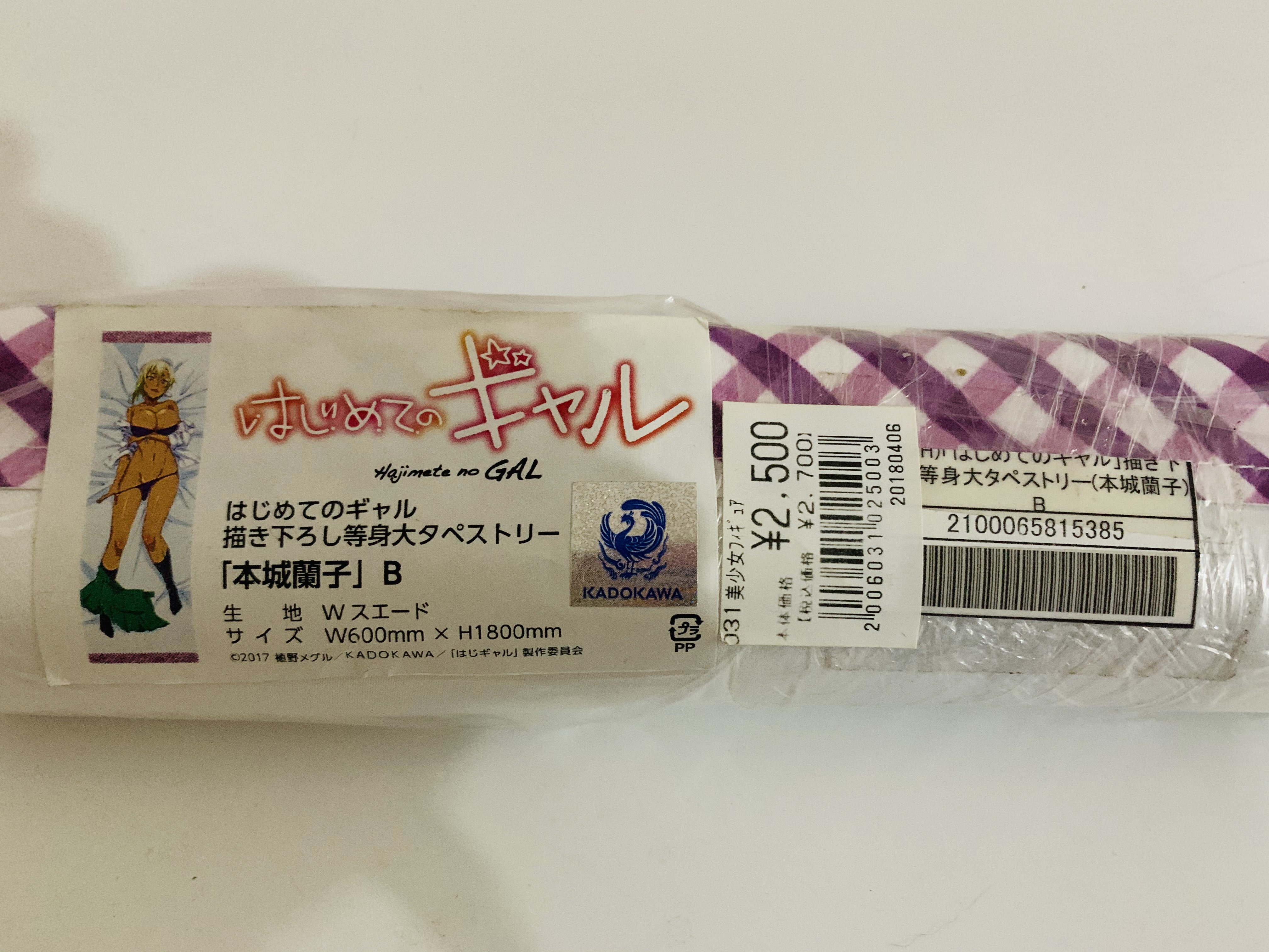 日版第一次的gal 本城蘭子周邊等身掛畫