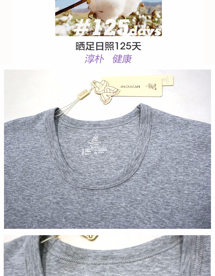 Chính hãng Scarecrow Đồ lót nam cổ tròn cotton ngắn tay có gân nửa tay áo thun cotton cổ chữ V áo ngực nữ