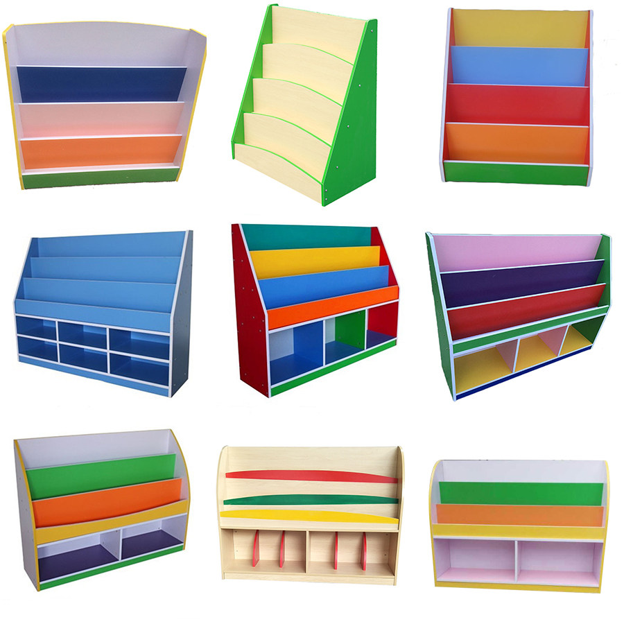 Kindergarten School Bag Cabinet Children Containing Cabinet Toy Containing Cabinet Fire Protection Board Shoes Cabinet Miscellaneous Cabinet Wood Finishing Bookshelf