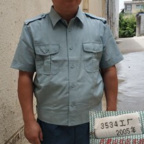 Vintage shirt short-sleeved jacket 87 short-sleeved jacket 99 sky blue striped shirt short-sleeved summer dress