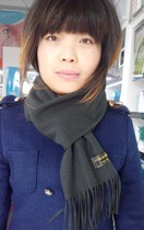 Cashmere woolen scarf army cadre scarf wool scarf to send girlfriend army green coat scarf