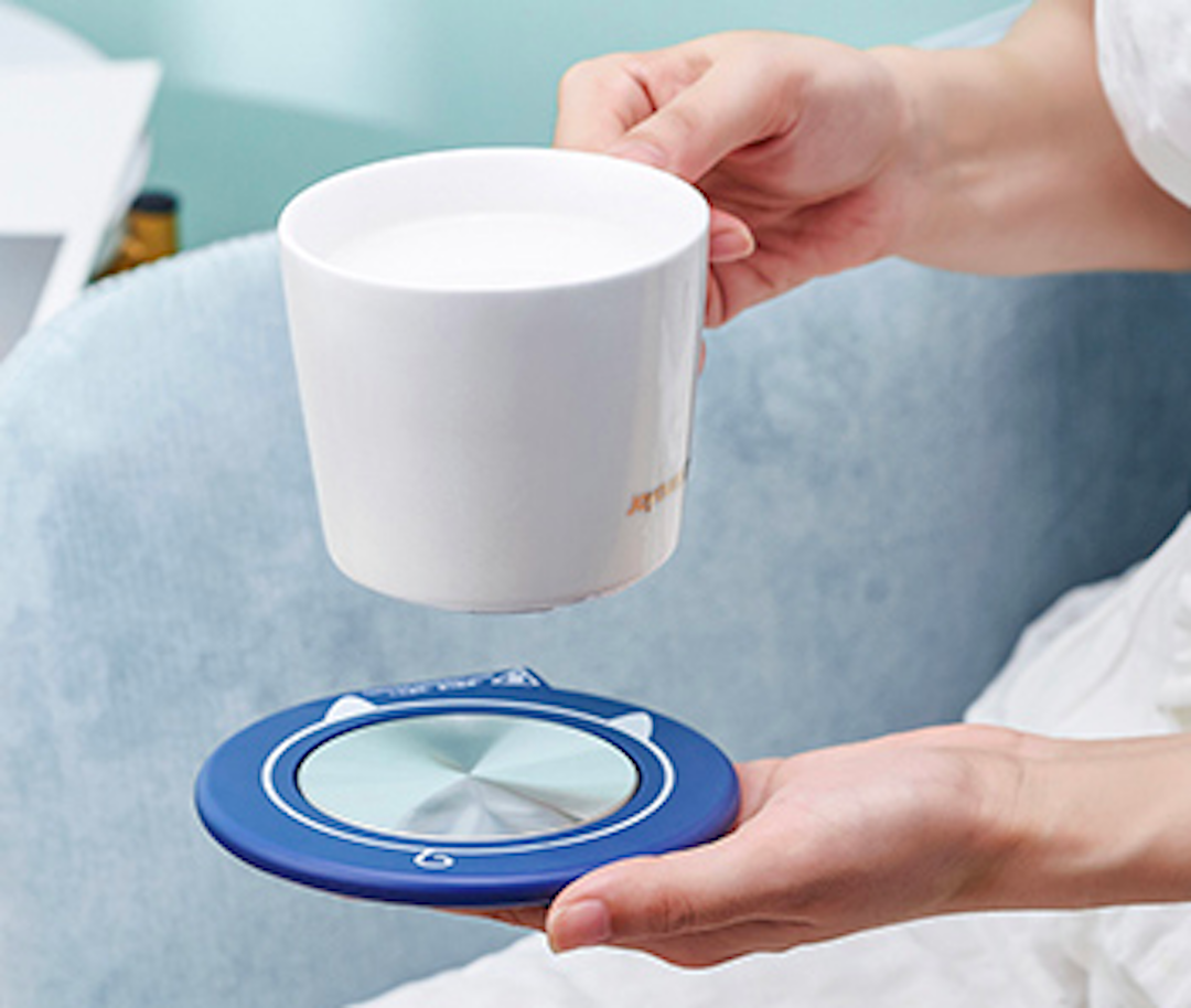 九阳新品55℃杯垫,秋冬早鸟养生必备!9
